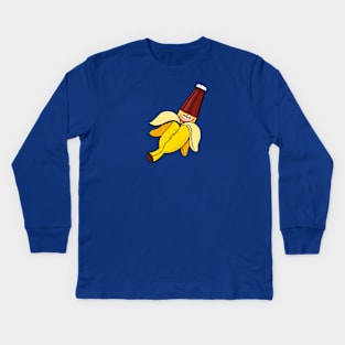 BANANA KETCHUP FILIPINO POCKET DESIGN BLUE Kids Long Sleeve T-Shirt